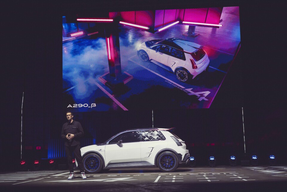 Antony Villain with the A290 Beta in Bristol, 9 May A290__show-car_reveal_-_Bristol