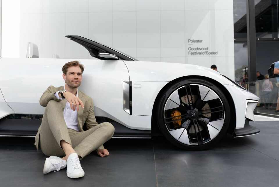 Car Design Review X: Maximilian Missoni, Polestar DPS 1 Max M - sitting looking up 9554
