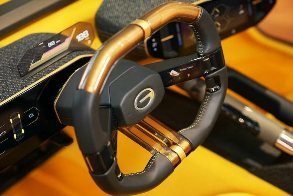 The Enpulse’s sporty steering wheel GAC Enpulse
