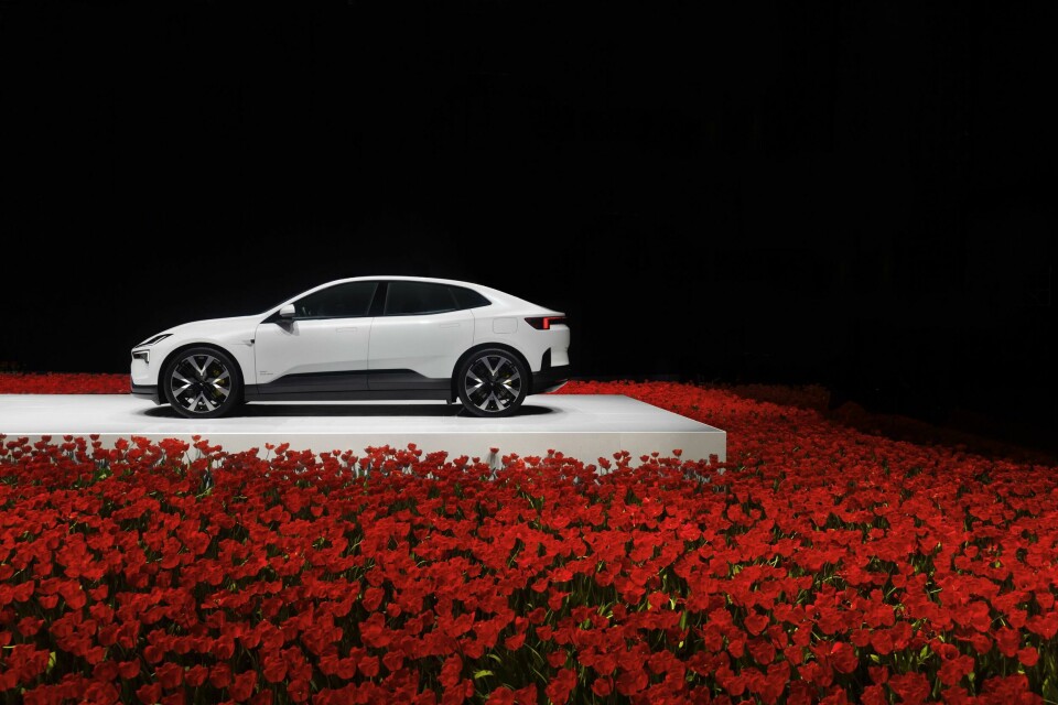 The Polestar 4 at Auto Shanghai 2023 DPS 2 Polestar 4 - ext side L Auto Shanghai 2023