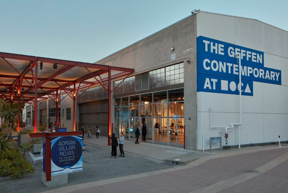 Designed by Frank Gehry, the Geffen Contemporary is a ‘barn’ (or garage) for art Geffen contemporary