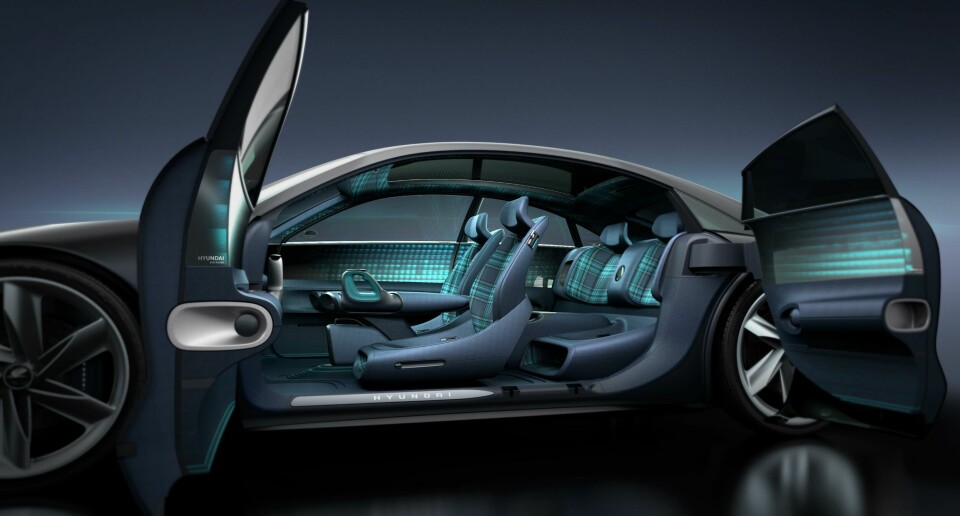 Hyundai Prophecy pushes sustainability through its materials pallet Hyundai Prophecy doors