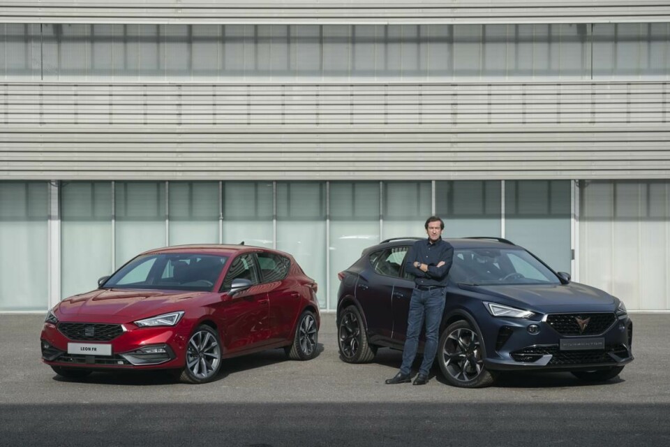 Alejandro Mesonero-Romanos, formerly of Seat, with Leon and Formentor Alejandro Mesonero-Romanos, formerly of Seat, with Leon and Formentor