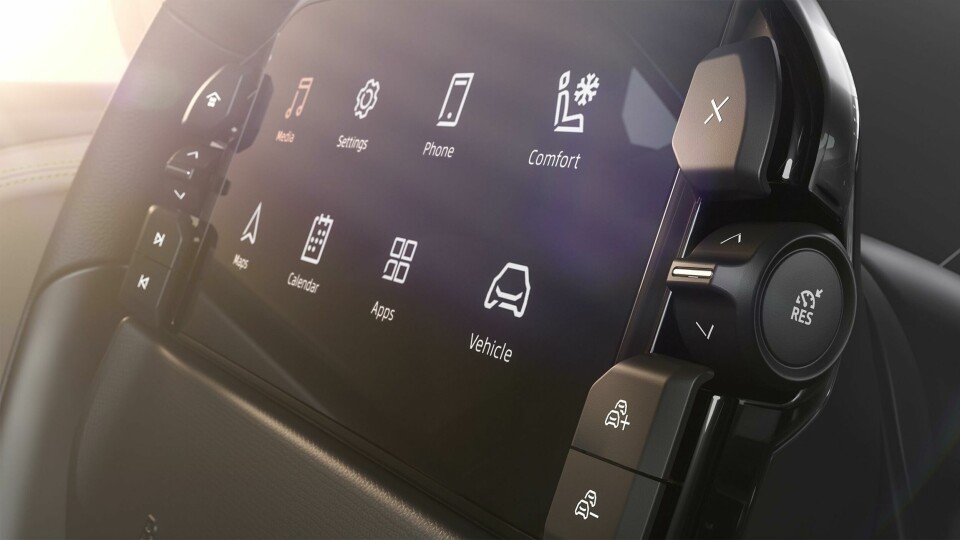 M-Byte production car - driver tablet BYTON M-Byte production car - Driver Tablet