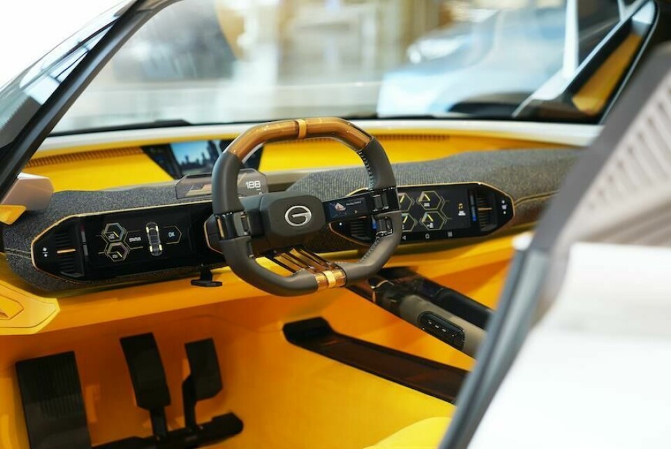 The Enpulse’s cockpit is clad is Kvadrat fabric GAC Enpulse