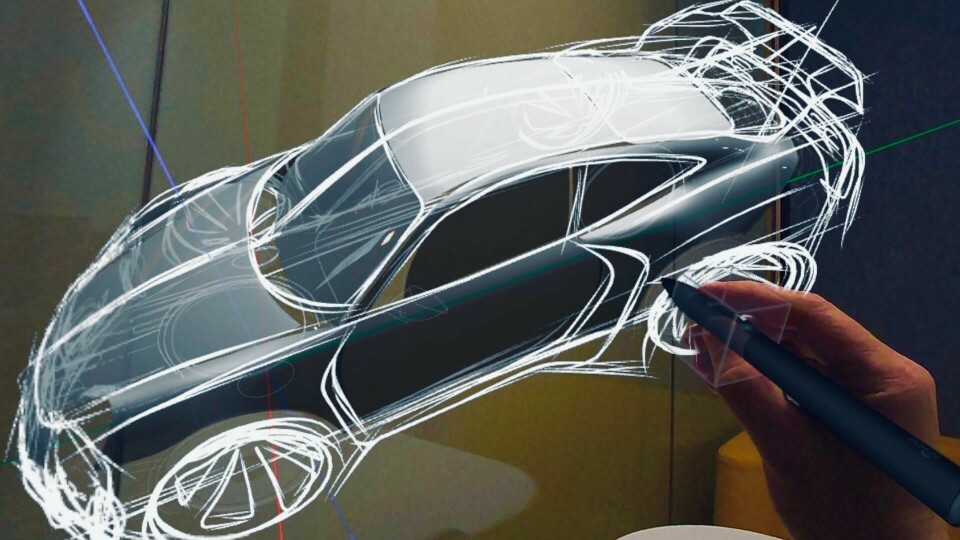 Sketching a Porsche 935 in Gravity Sketch Sketching a Porsche 935 in Gravity Sketch