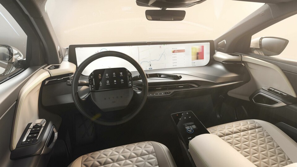 M-Byte production car - front row design BYTON M-Byte production car - front row design