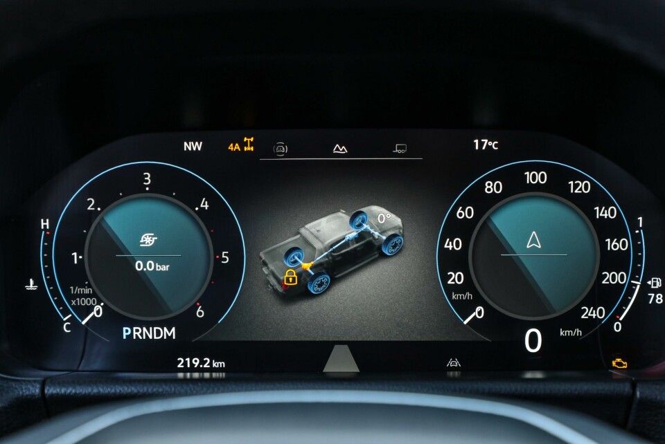 Modern iterations of the speedo still follow a tried and trusted layout (albeit with far more supporting info) Volkswagen Amarok instrument cluster