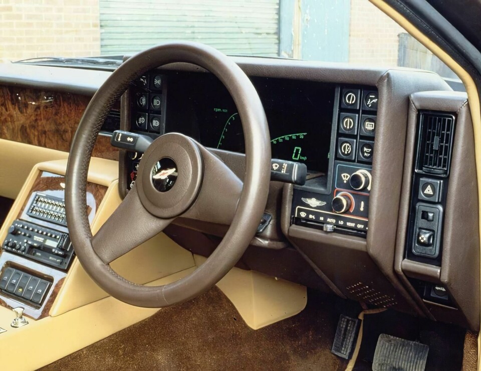 1976 Aston Martin Lagonda instrument panel – prophetic 76Lagonda