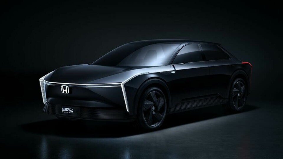 The Honda e:N2 concept was shown at an expo in Shanghai Honda eN2 concept
