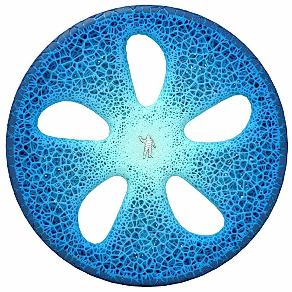 The Vision concept – an advanced tire/wheel combination Michelin-vision-concept-tire