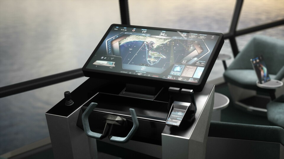 Designworks’ yacht collab previews luxury interior BMW Designworks x Tyde Yachts the Icon HMI render