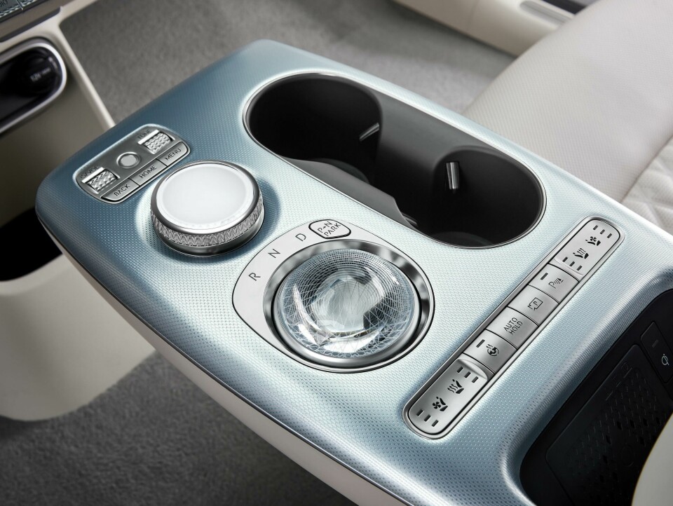 The ‘crystal sphere’ is the focal point of the GV60 interior Genesis GV60