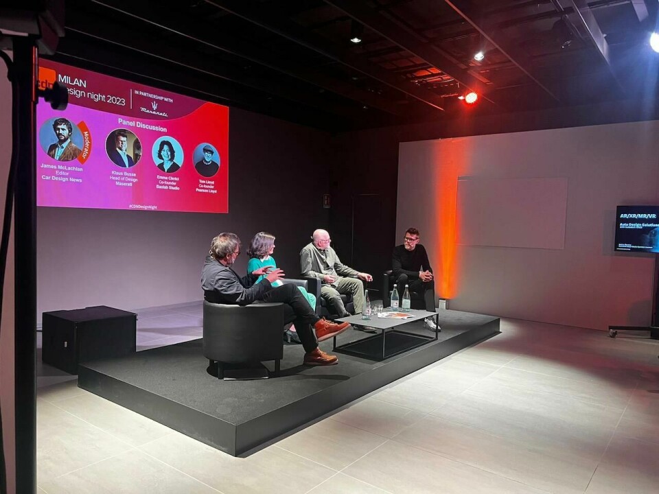 Car Design News interdisciplinary panel discussing dialogue and collaboration between industries CDN01Milan Karl Smith