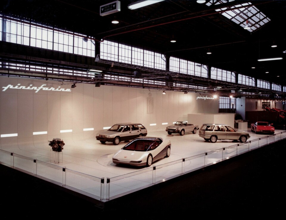 On the stand at Salone di Torino 1984 Stand_PF_Salone_di_Torino_1984
