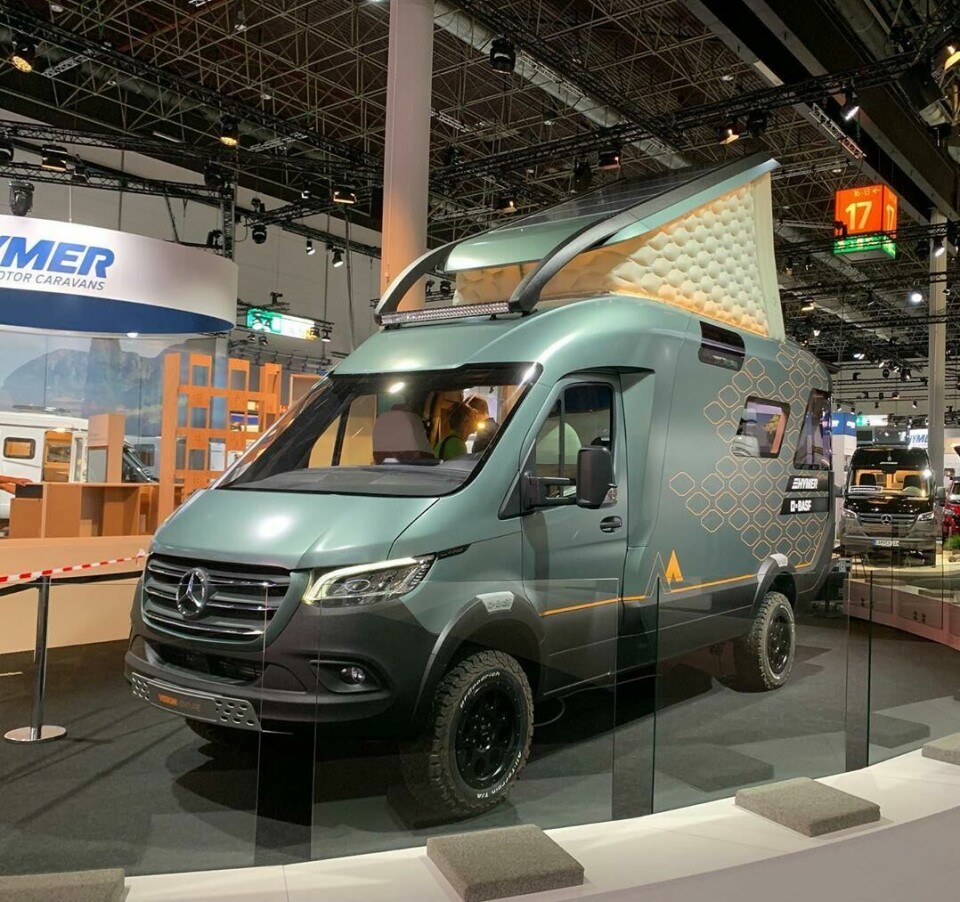 The VisionVenture at the Düsseldorf Caravan Salon last week The VisionVenture at the Düsseldorf Caravan Salon last week