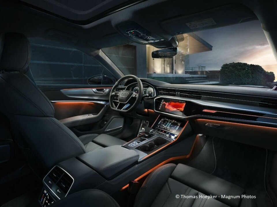 Audi offered customers the opportunity to pay to change the colour of their ambient lighting Audi Themes-AudiInterior ft.ThomasHoepkerMagnumPhotos