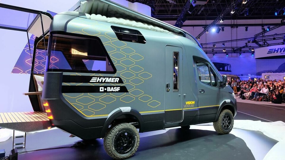 Four-wheel drive and off-road tyres mean you are not stuck with punters at the RV park Four-wheel drive and off-road tyres mean you are not stuck with punters at the RV park