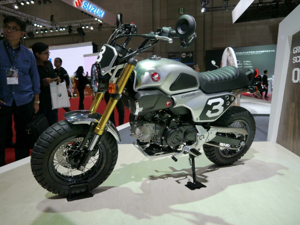 Tokyo 2015: Honda Grom 50 Concept One is a baby Ducati Scrambler honda-grom50-tokyo2015-02-1
