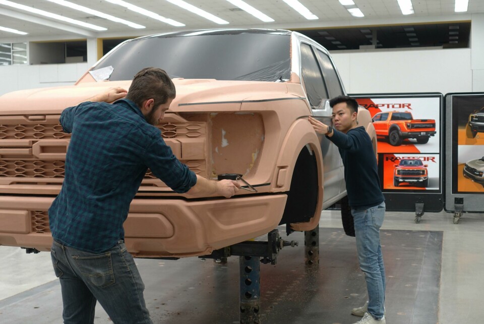 Clay modelling will remain part of Ford’s design process in the near term, says Lo Ford F-150 Raptor 2021