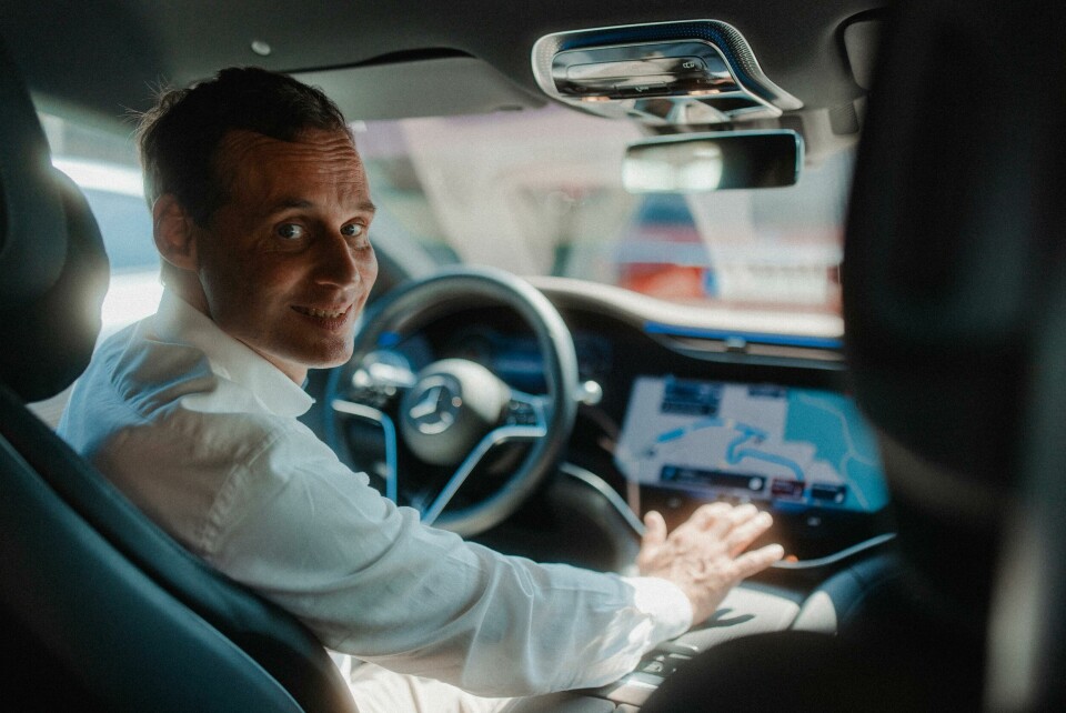 Unsurprisingly, Klaus Frenzel is a fan of big screens Klaus Frenzel - Merc UX (official photo)