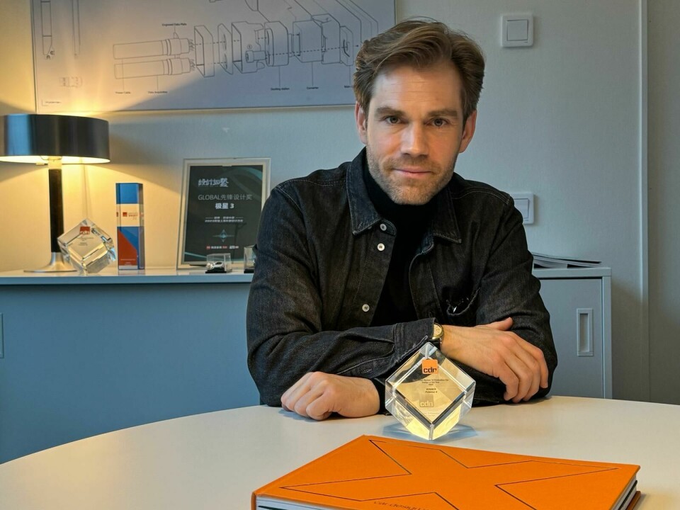 Maximilian Missoni pictured with the Car Design Review 10 award Maximilian Missoni 2024