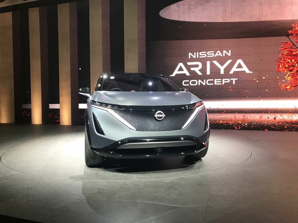 Nissan Ariya front face, Tokyo 2019 Nissan Ariya front face Tokyo 2019