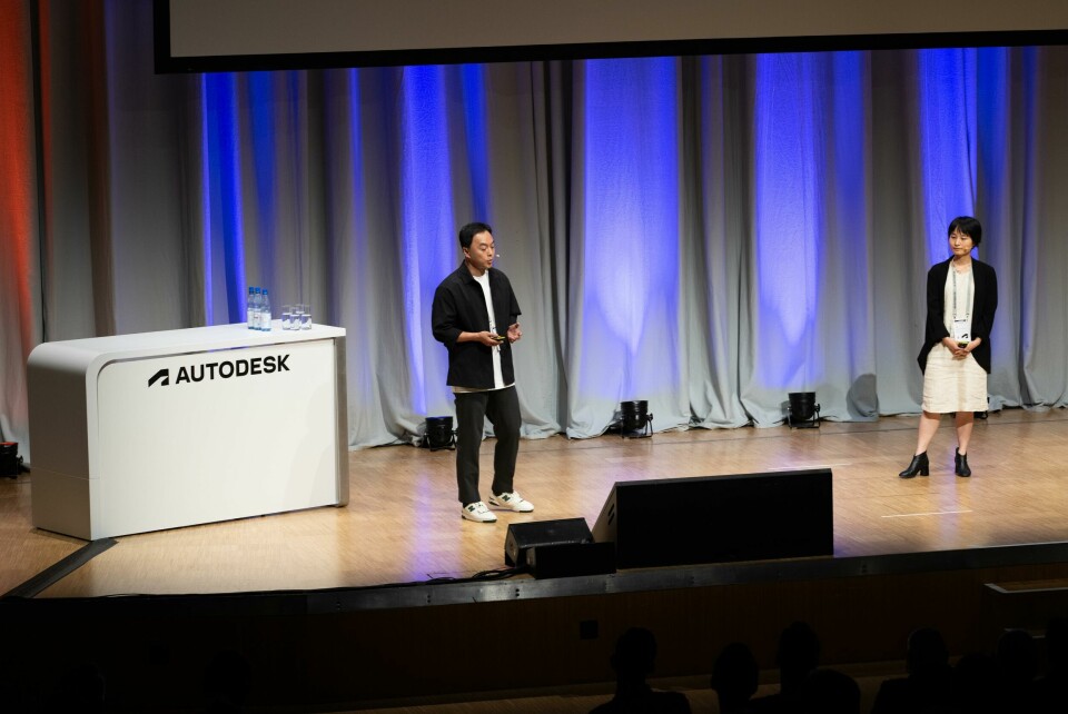 Kia’s Voho Seo (left) and Ye Wang of Autodesk Autodesk AIF 20244618