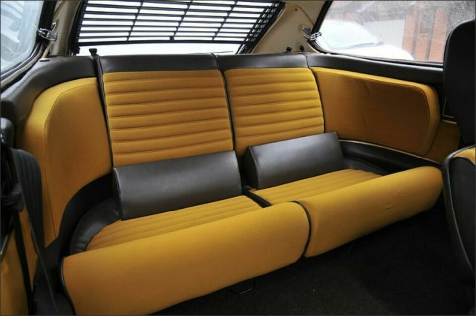 Rear seats of the ’70s Lancia Beta HPE Lancia Beta HPE - int rear seats