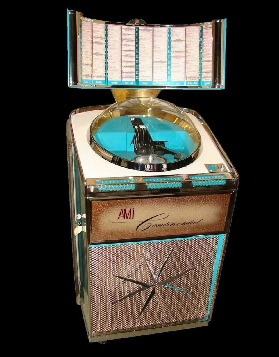 The AMI Continental (1960) – the Jetsons jukebox that preceded the Jetsons show by two years The AMI Continental (1960)