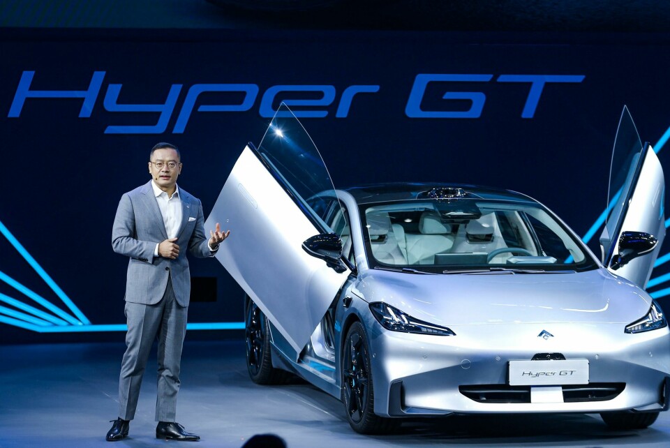 Design boss Fan Zhang with the Aion Hyper GT in Guangzhou 15JP4Aion Hyper GT exterior Guangzhou4Aion Hyper GT exterior Guangzhou
