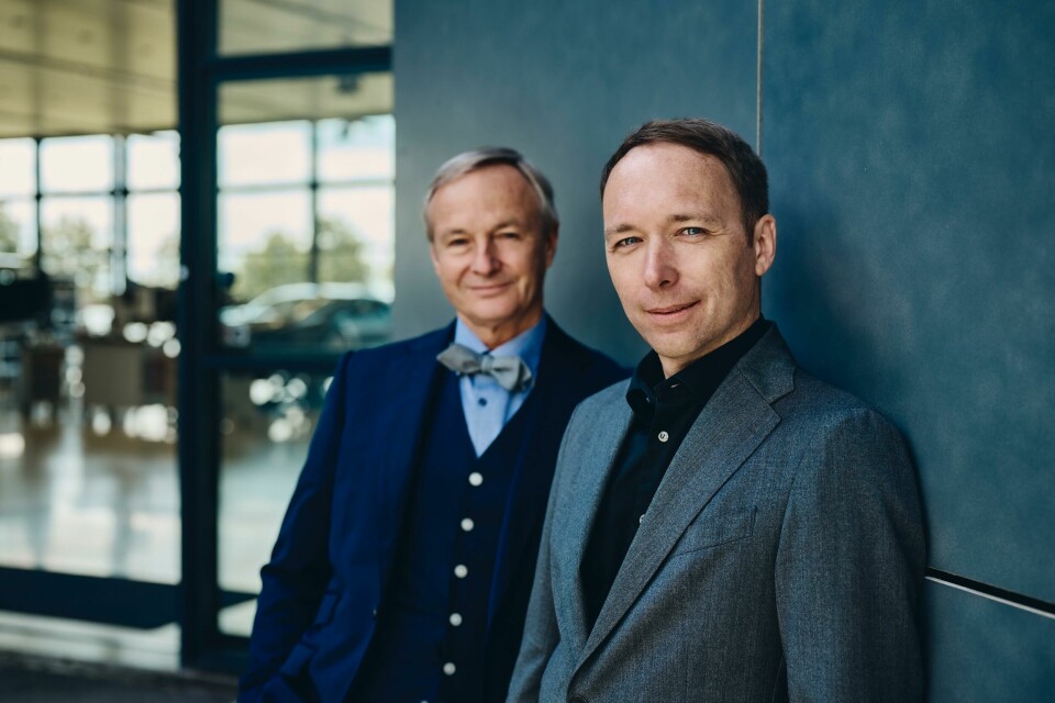 Former director of design Achim Anscheidt (left) retired in July BUGATTI Achim and Frank Heyl
