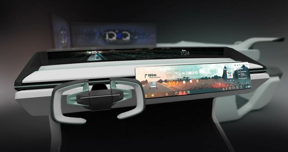 Forvia’s Skyline Immersive display Forvia Faurecia Skyline Immersive Display 1