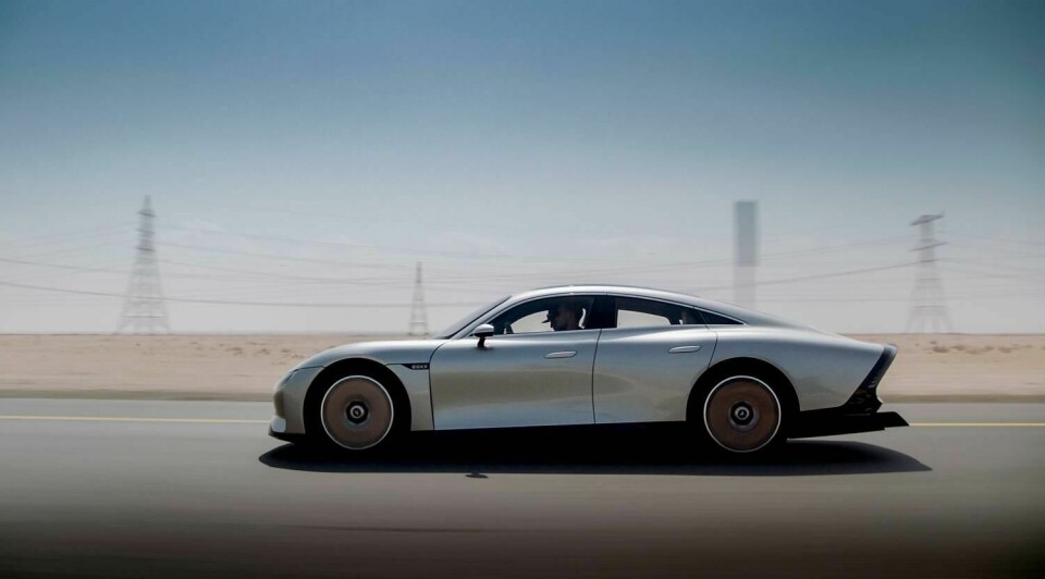 Mercedes EQXX in Dubai Mercedes EQXX in Dubai