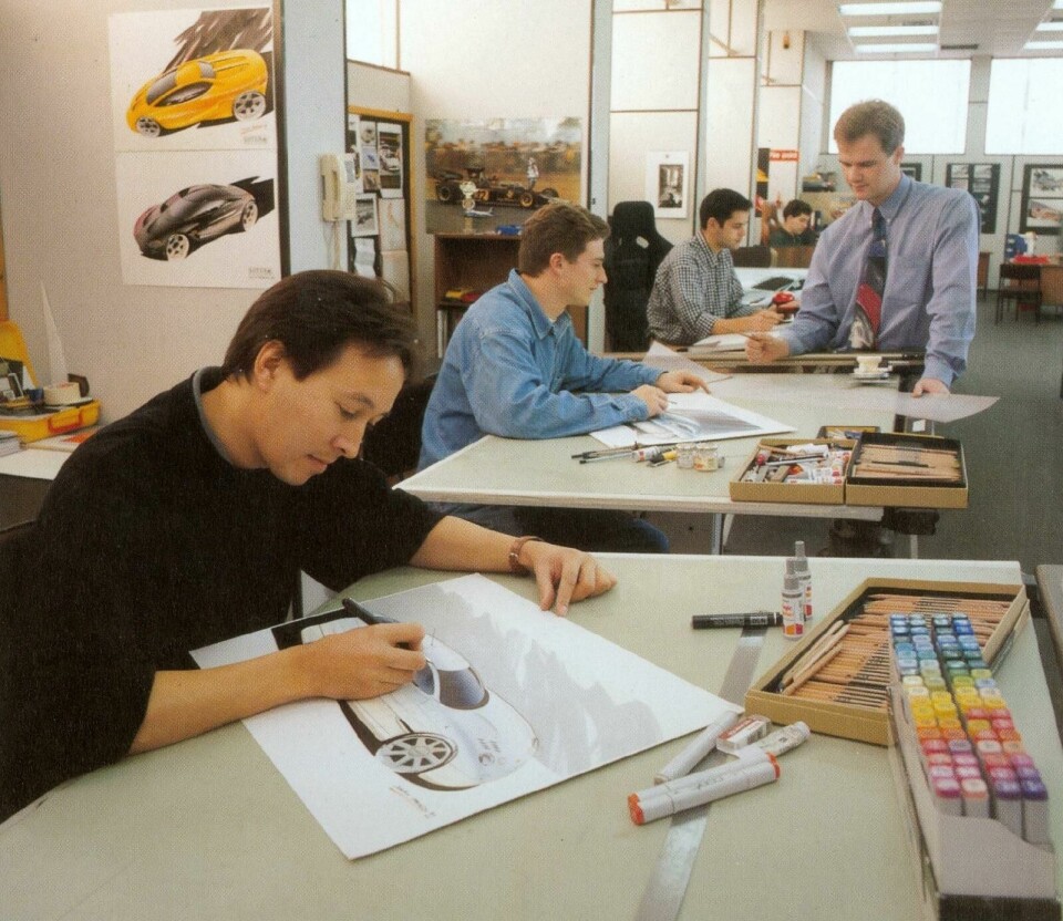 Thomson knows a thing or two about sketching. Shown here during his Jaguar advanced design days julian-thomson-jaguar-advanced-design14.JPG