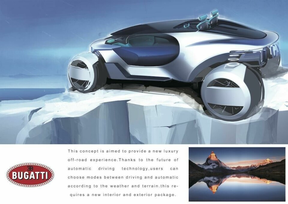 Angfu Li’s Bugatti Type-Cross Alps concept Angfu Li 1