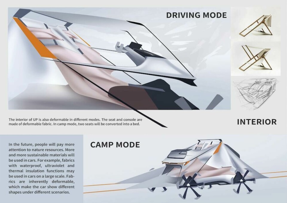 Qihang Pu’s Volkswagen Up concept Qihang Pu