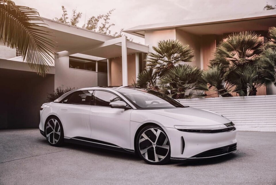 The Lucid Air was shaped by aerodynamics DPS 2 Lucid Air - ext F3Q R