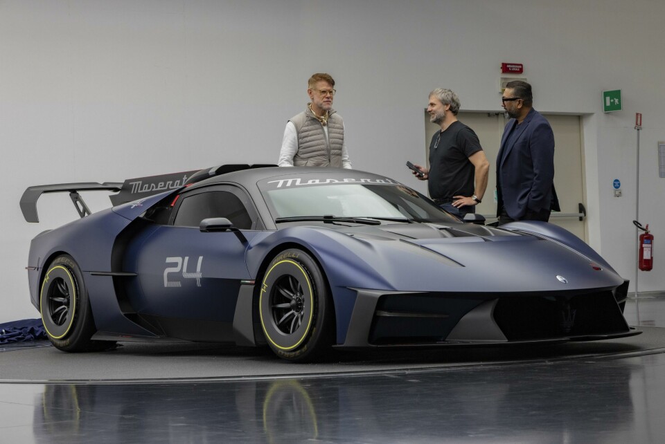 The CDN team with Busse and his beast Maserati Grecale visit with Klaus Busse 2024 _6