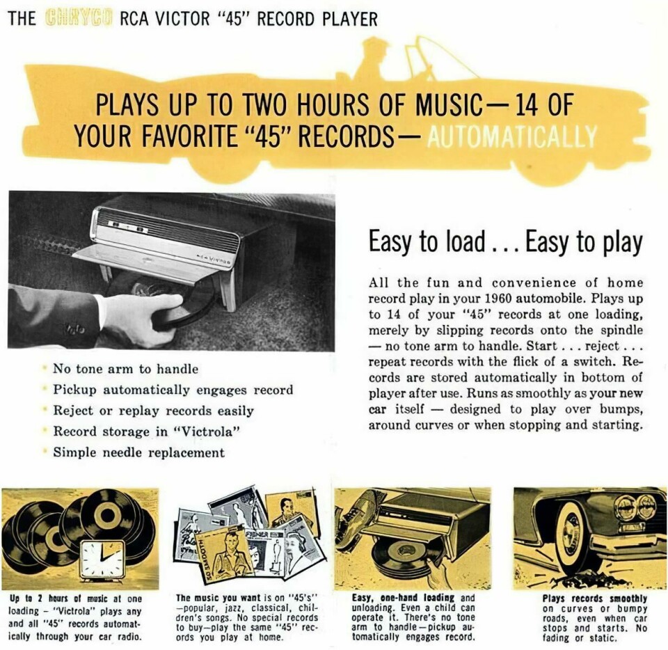 The RCA Victor record player- more practical, but also doomed RCA Victor