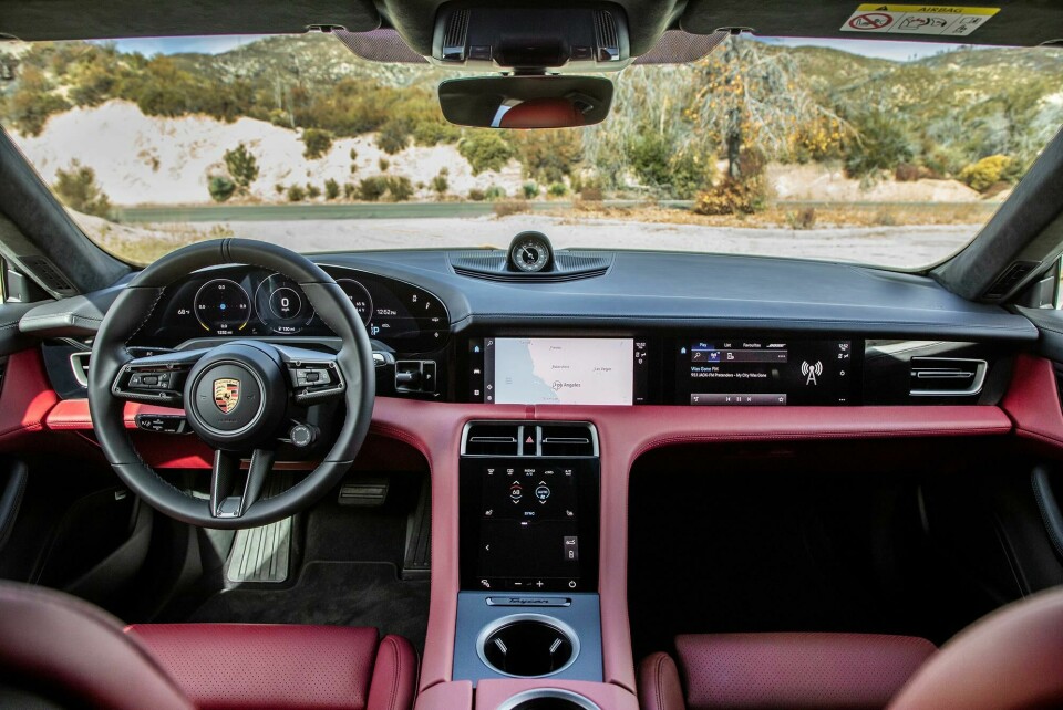 Porsche Taycan interior – nary a button in sight Porsche Taycan interior