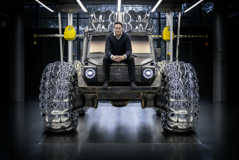 Gorden Wagener: “The more influence design has the better” DPS 1 Gorden W - sitting with Moncler G-Wagen