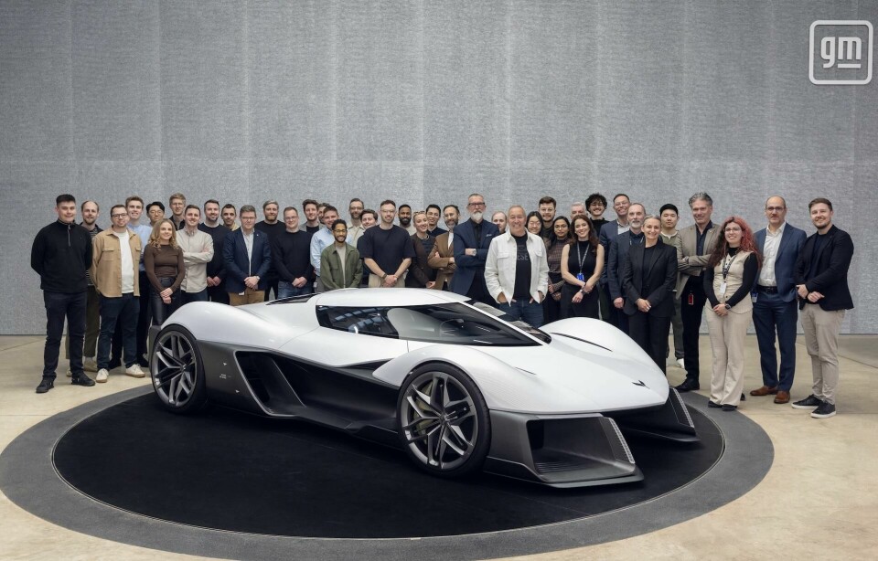 The UK studio with the new Corvette concept GM UK with Corvette concept GMADE_Team