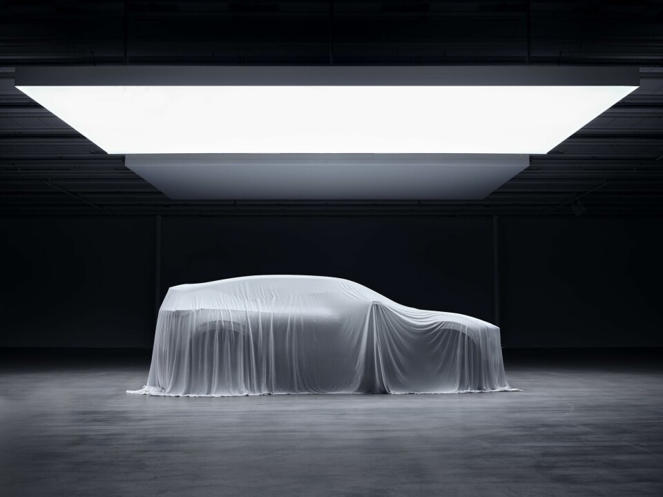 Under wraps: the Polestar 3 Polestar 3 - ext side (wrapped teaser)