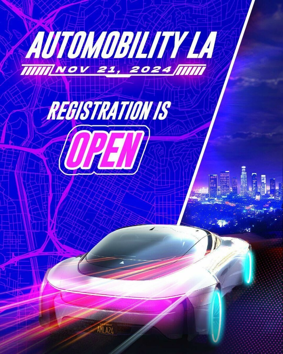 Registration is now open for AutoMobility LA – details below 1722974399699