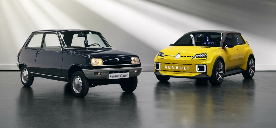 Heritage mining: car brands dig back into the past Renault 5 old and new hero