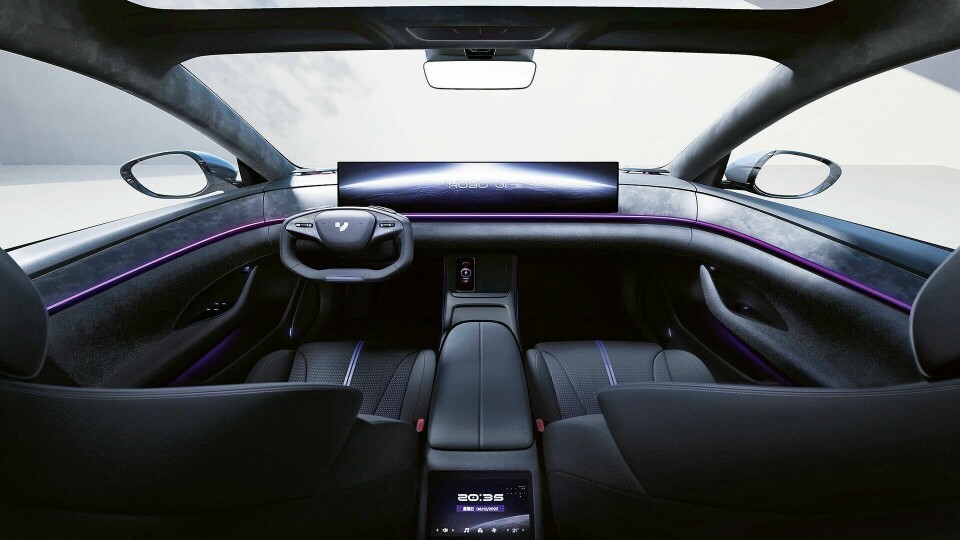 Jidu Robocar 07 interior Jidu Robocar 07