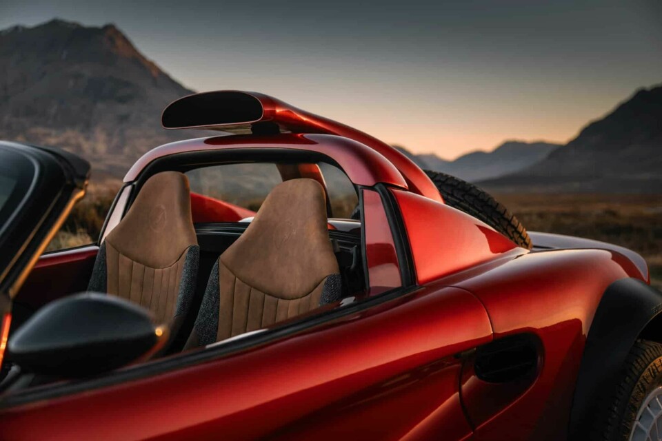 Interior sports leather and tweed for now Get Lost interior