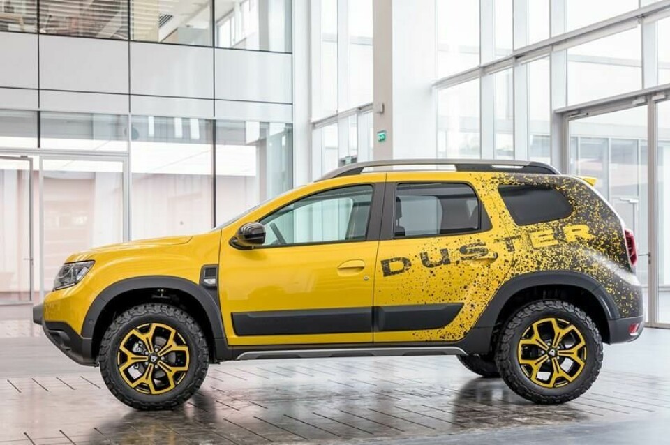 This Dacia Duster II was created to mark the opening of the new facility 21229433_2019_-_Inauguration_of_the_new_Renault_Bucharest_Connected_centre