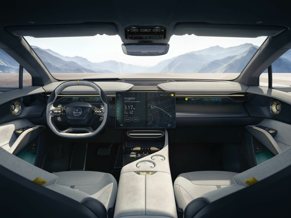Lotus Eletre full IP Lotus Eletre - int dash front-on